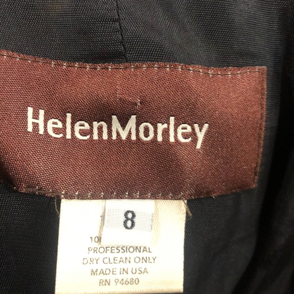 HELEN MORLEY silk evening gown - Picture 3 of 15